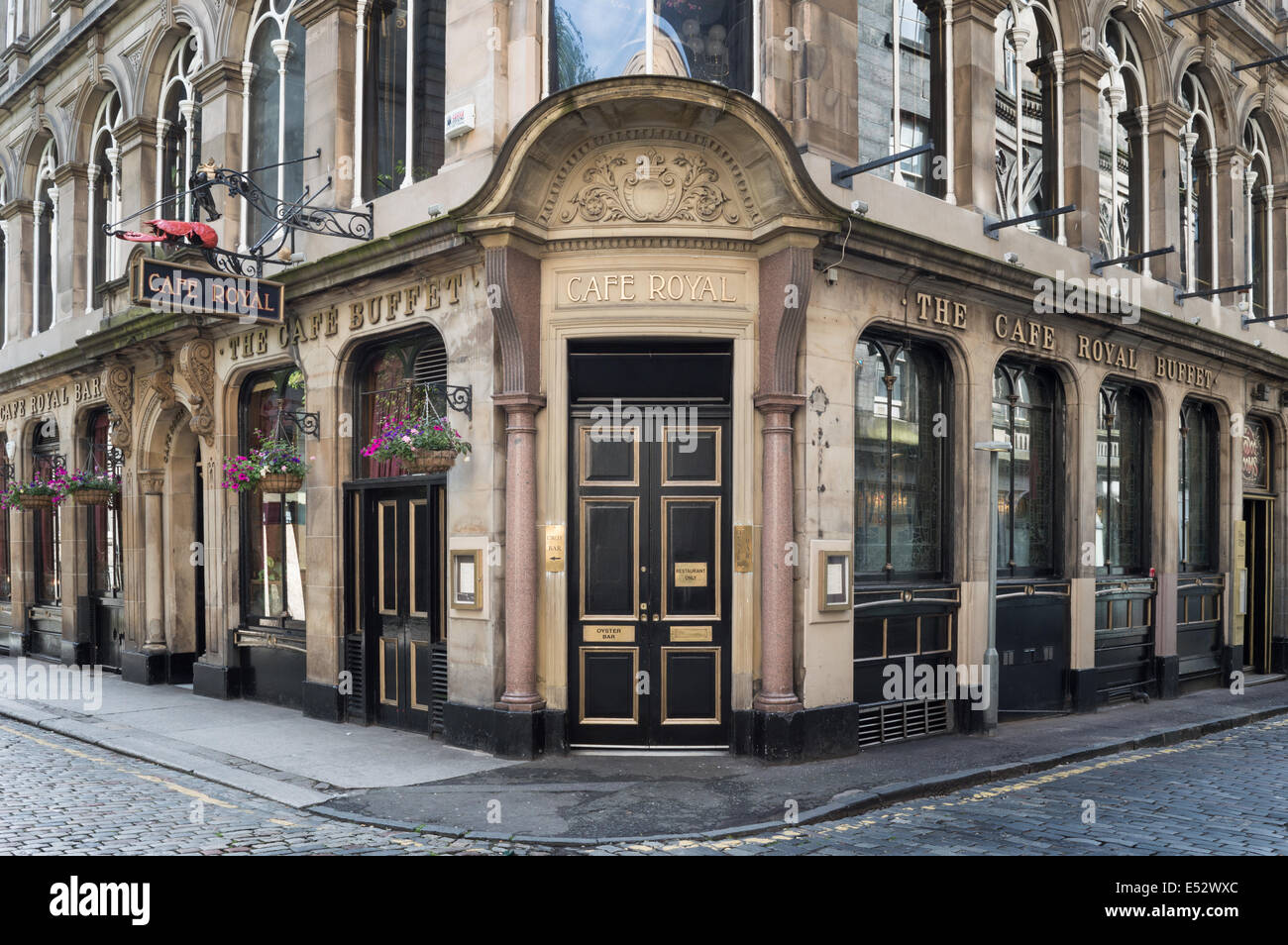 Cafe Royal Oyster Bar und Bierstube auf West Register Street, Edinburgh Stockfoto