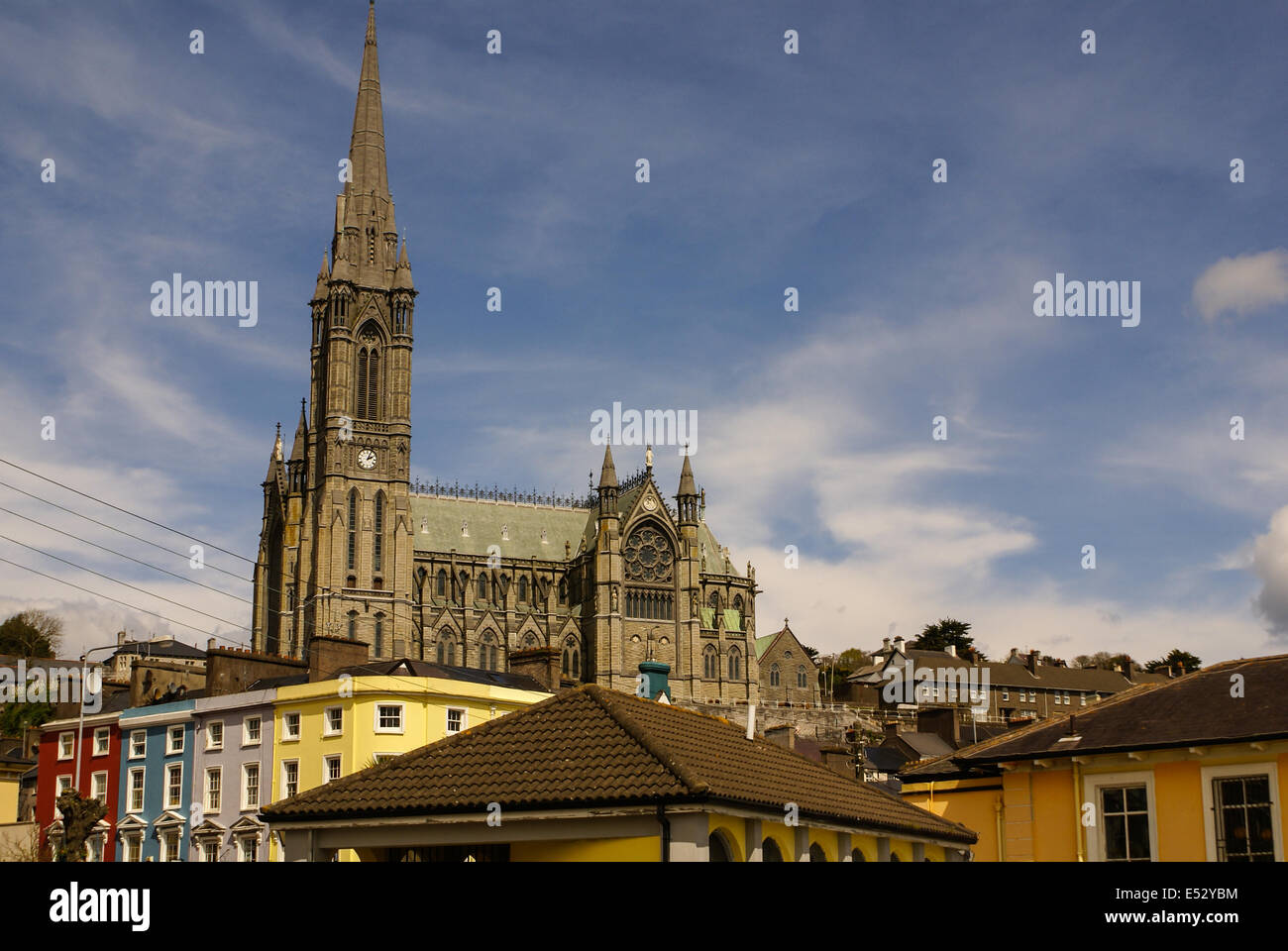 St. Colman neugotische Kathedrale in Cobh, Süd-Irland Stockfoto