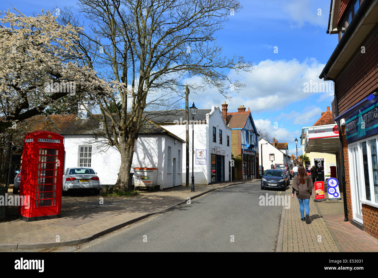High Street, Burnham, Buckinghamshire, England, Vereinigtes Königreich Stockfoto