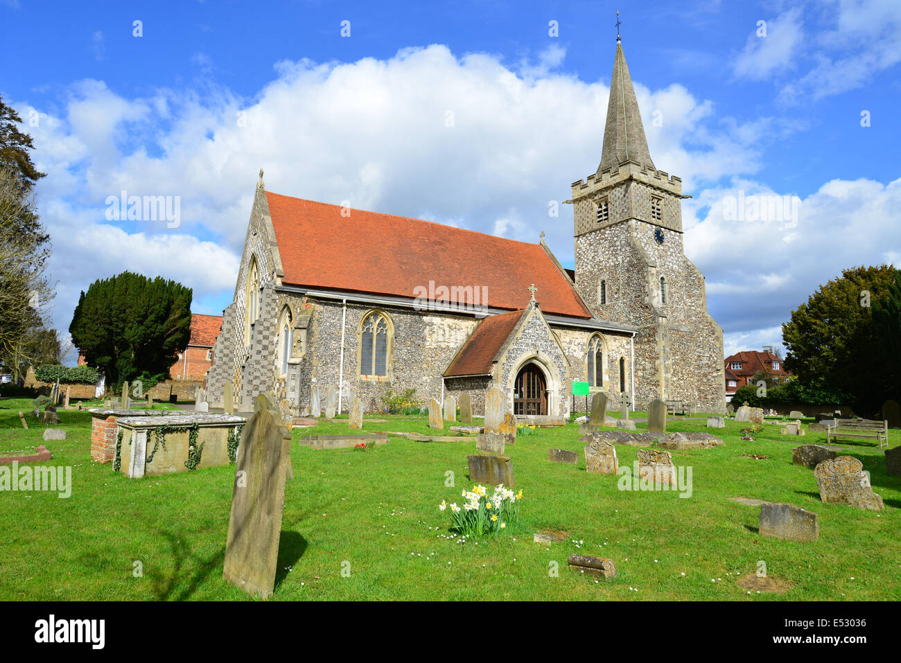 Burnham, Pfarrkirche St. Peter, Buckinghamshire, England, Vereinigtes Königreich Stockfoto