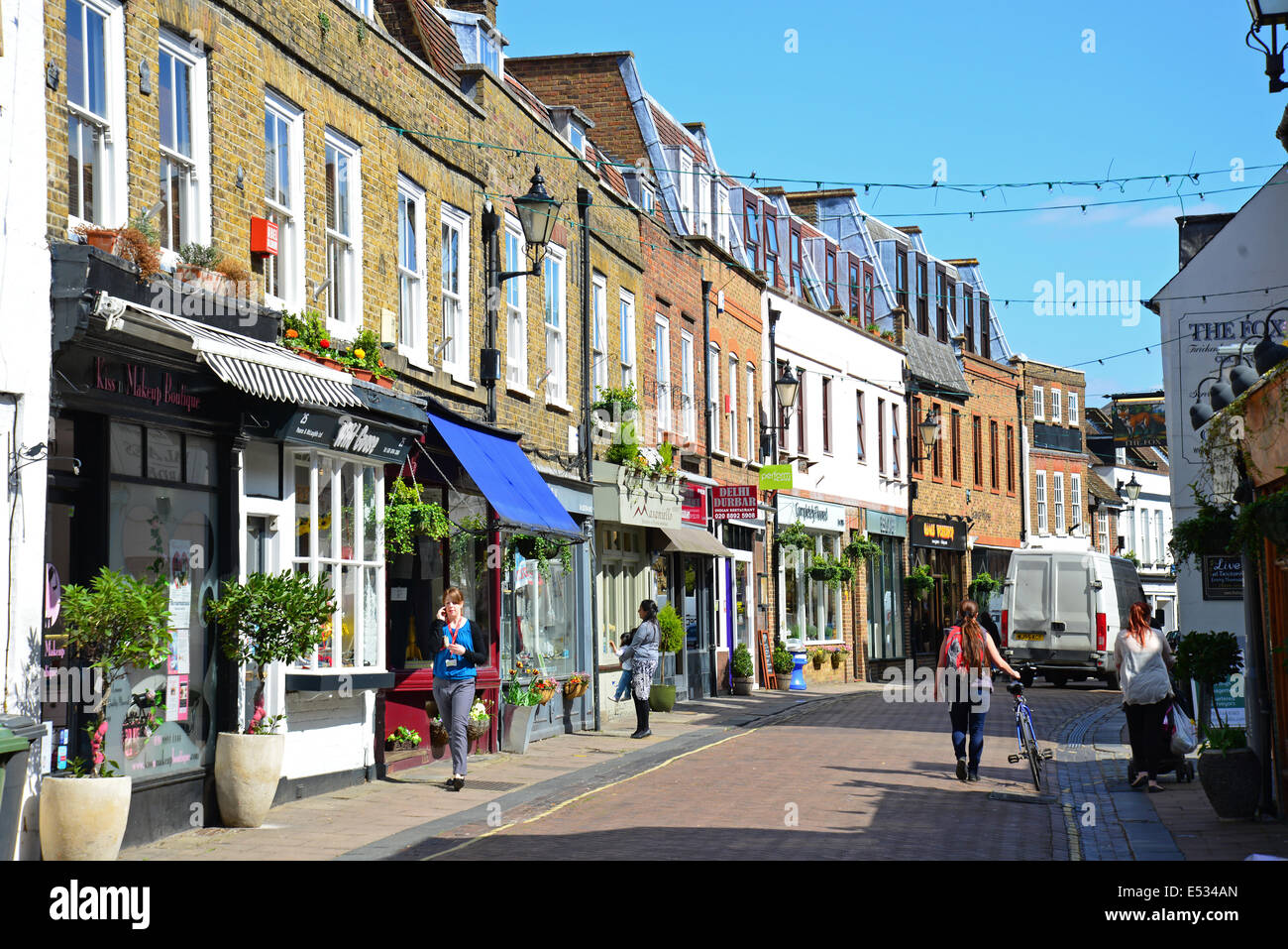 Kirchgasse, Twickenham, London Borough of Richmond upon Thames, Greater London, England, Vereinigtes Königreich Stockfoto