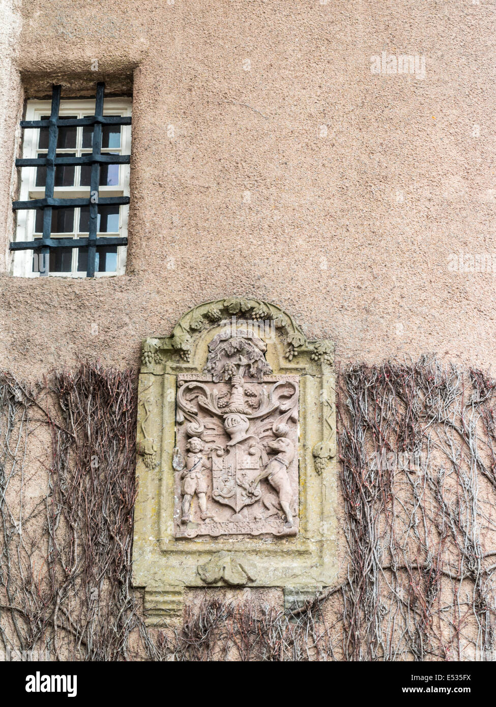 Crathes Castle Fassade detail Stockfoto