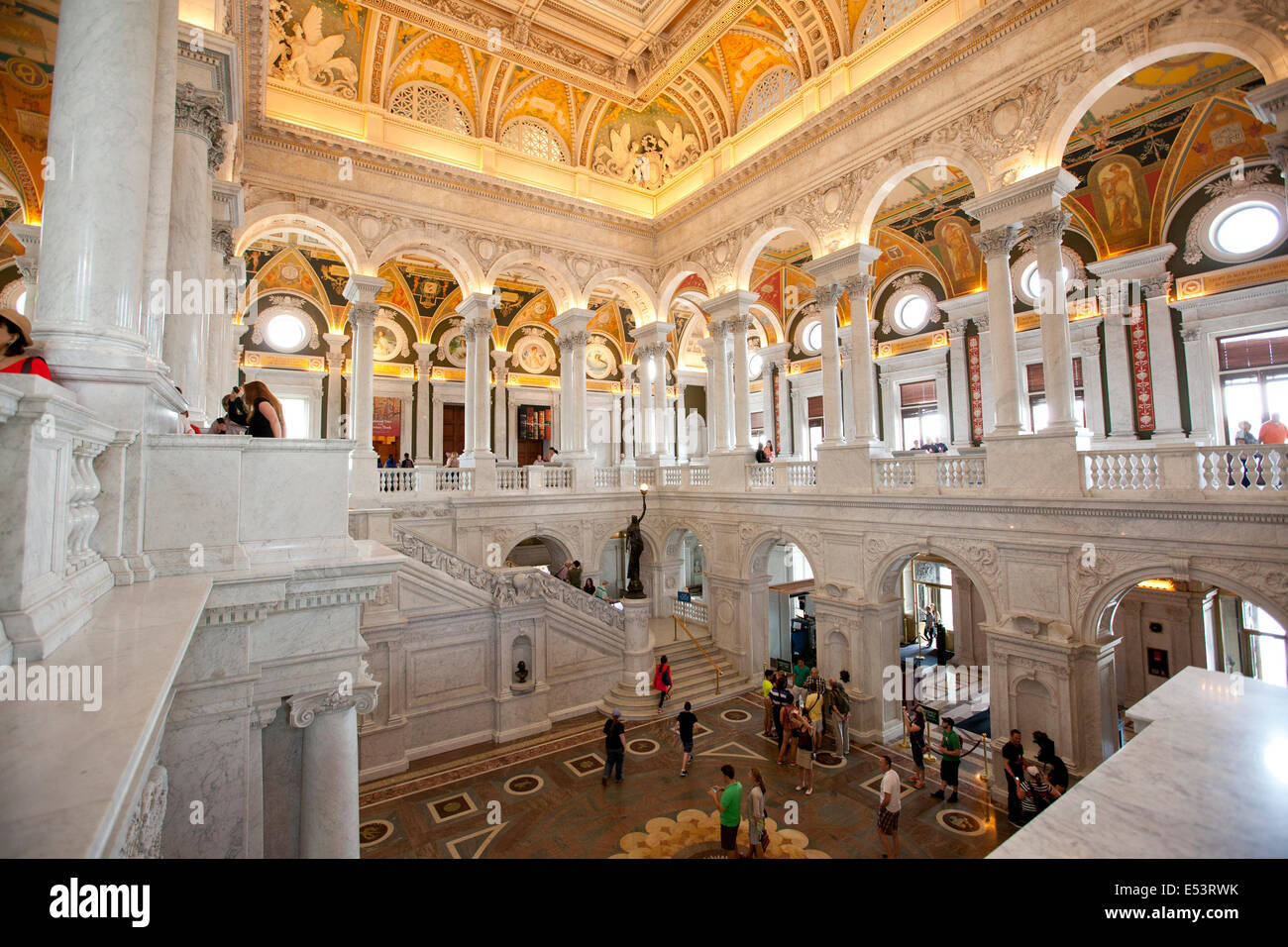 23 Mai The Library of Congress ist die Forschungsbibliothek, offiziell dient der Kongress der Vereinigten Staaten, aber das ist de fa Stockfoto