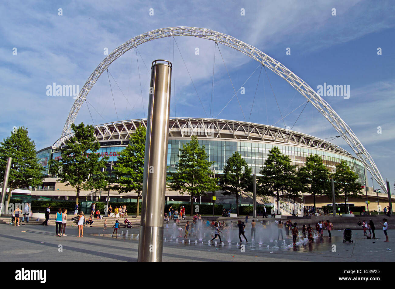 Das Wembley-Stadion, London Borough of Brent, London, England, Vereinigtes Königreich Stockfoto