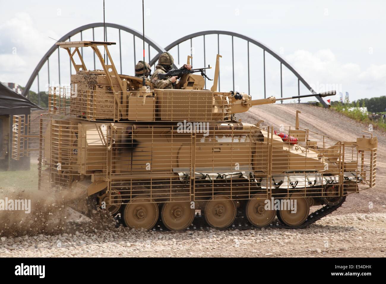 BAe Systeme Krummsäbel 2 - Bovington Stockfoto