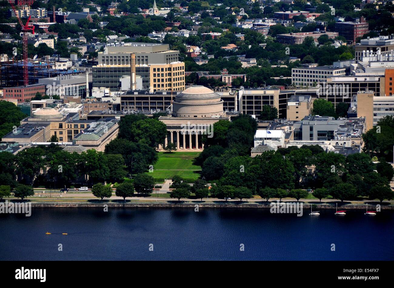Cambridge, Massachusetts: Blick auf das Massachusetts Institute of Technology campu Stockfoto