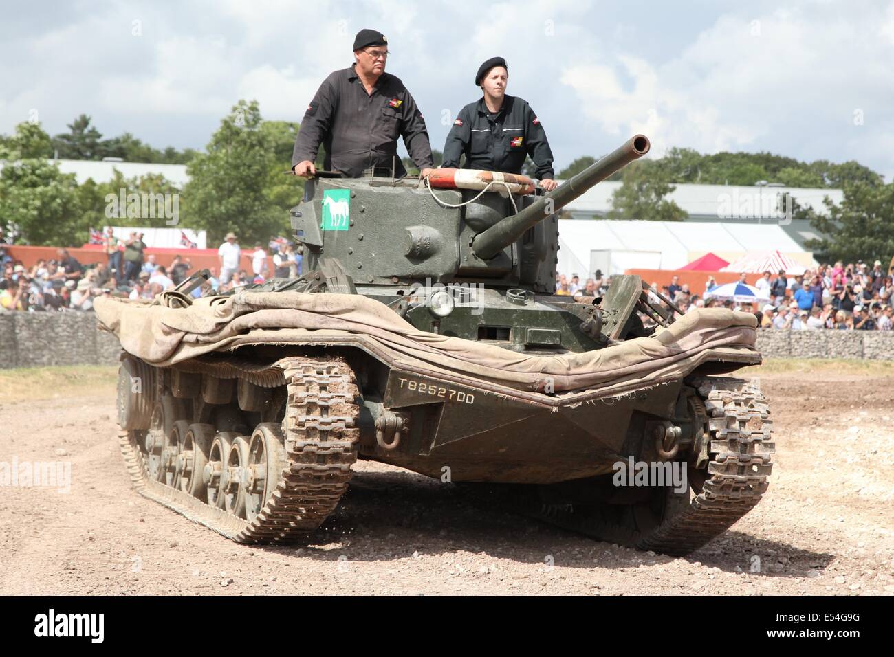 Valentine Mark IX DD Tank - Bovington Stockfoto