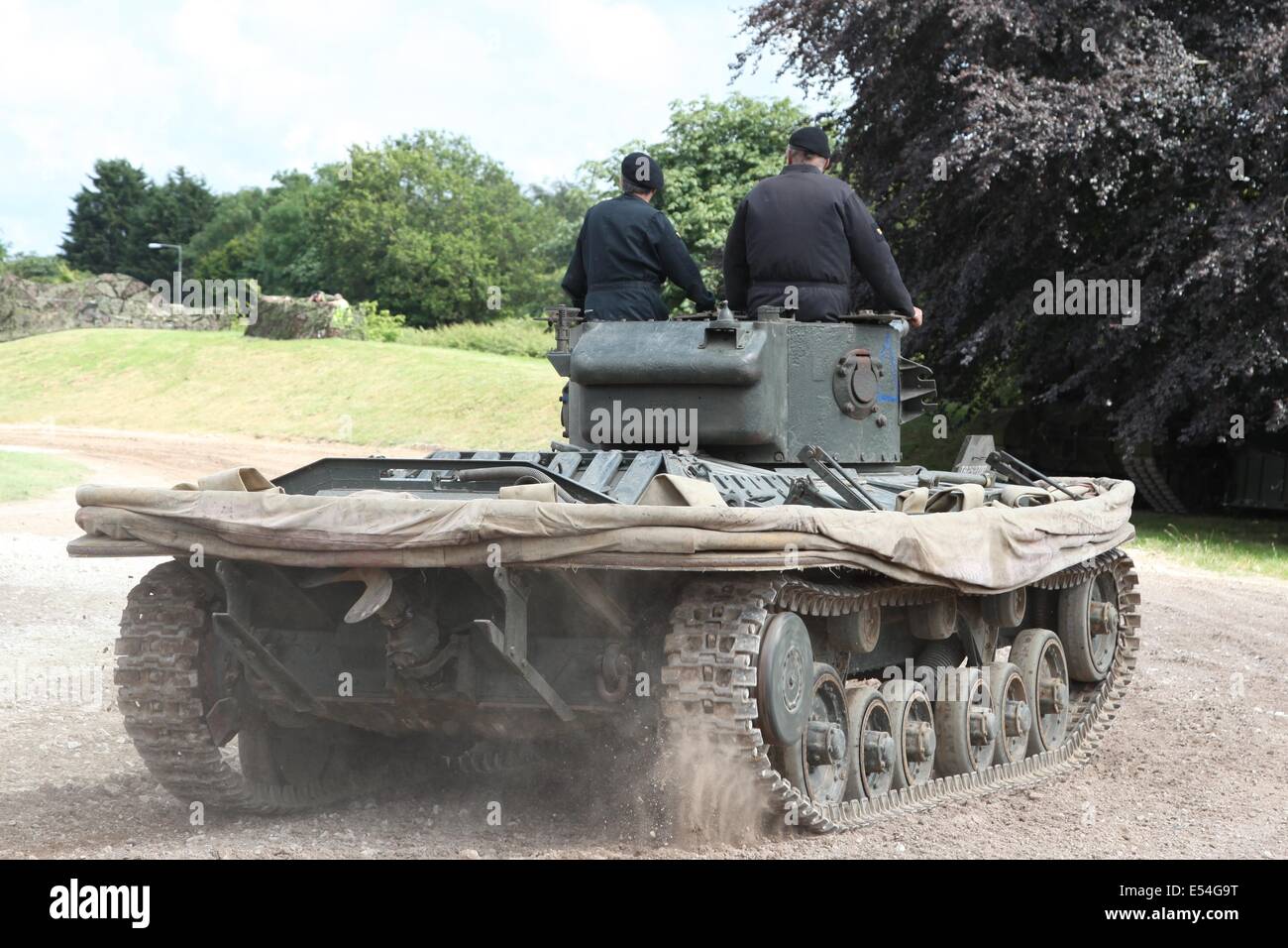 Valentine Mark IX DD Tank - Bovington Stockfoto