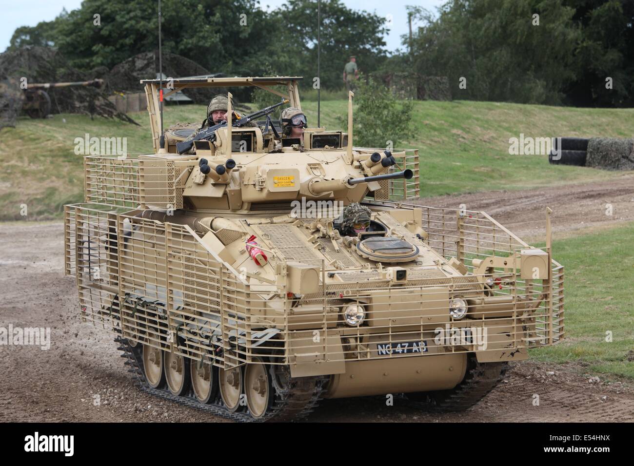 BAe Systeme Krummsäbel 2 (TES) - Bovington Stockfoto