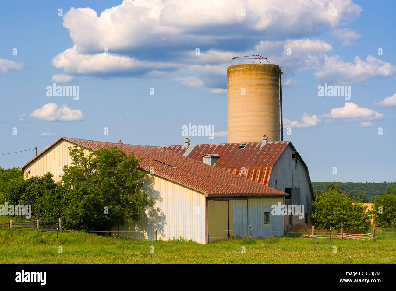 Ontario Canada Bauernhof Scheune Stockfoto