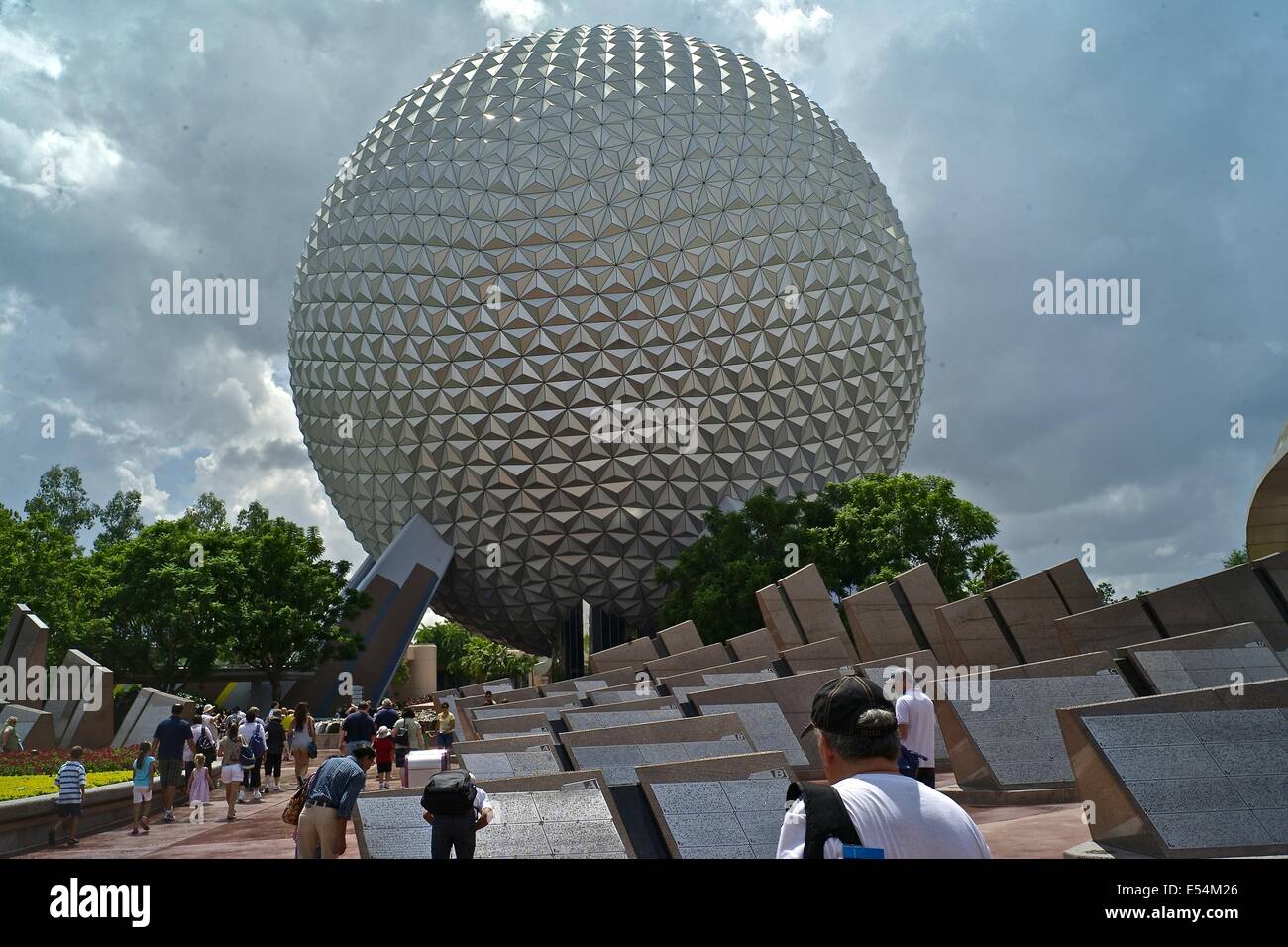 Raumschiff Erde. Walt Disney Welt Epcot Stockfoto