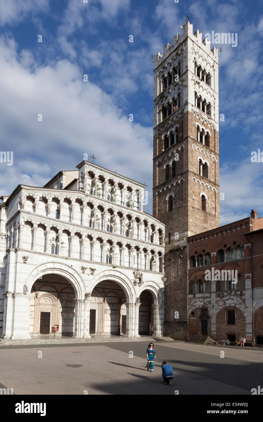 Duomo di San Martino, Lucca, Toskana, Italien, Europa Stockfoto