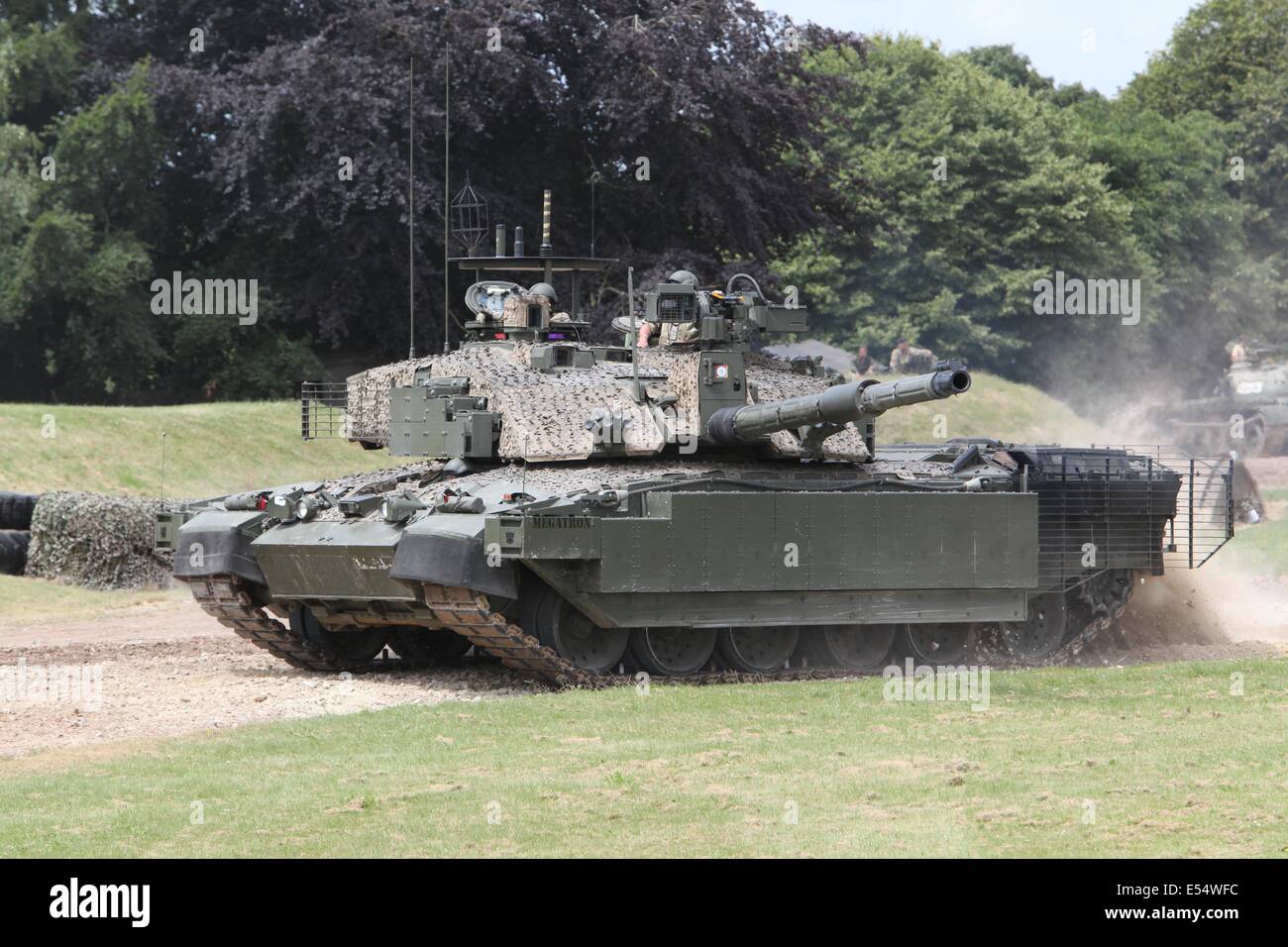 Challenger 2 Megatron TES - Bovington Tankfest 2014 Stockfoto