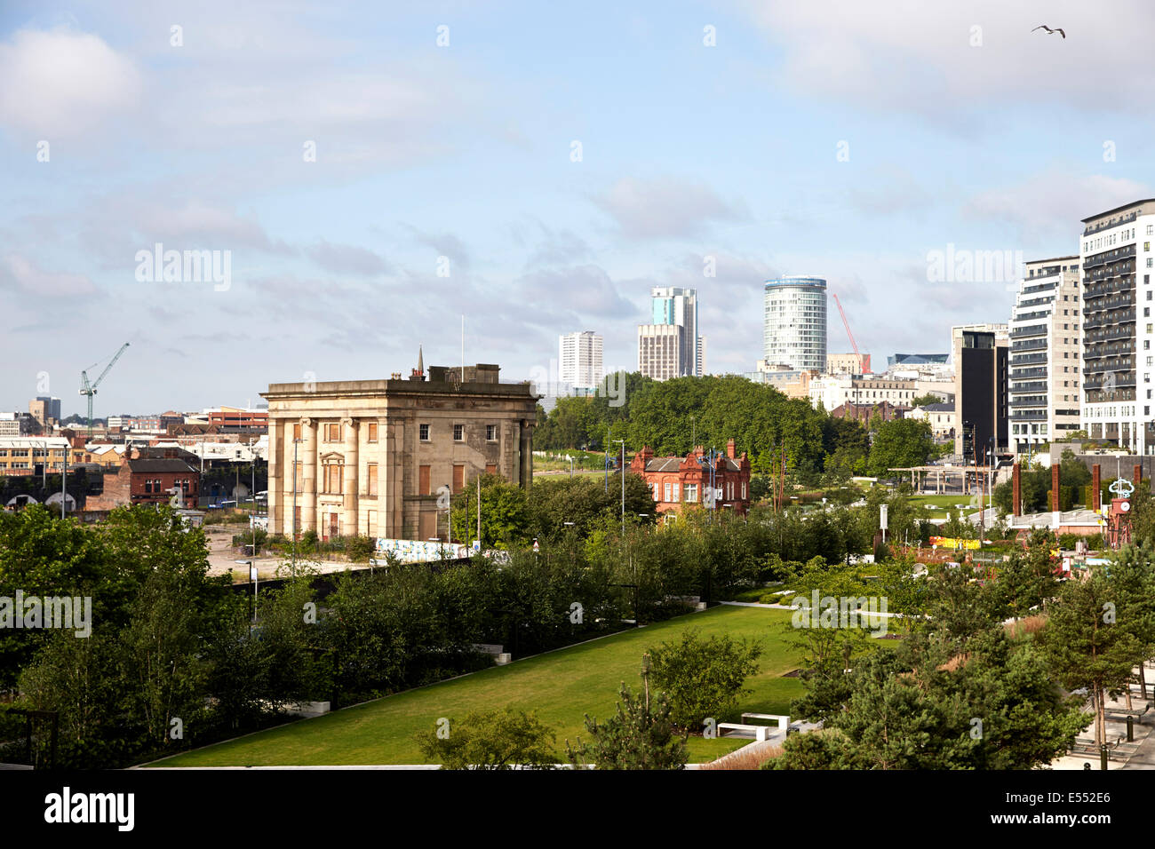 Birmingham, Vereinigtes Königreich. 21. Juli 2014. Curzon Street Station, Digbeth, Birmingham UK, Website der neuen HQ für den Bau einer Eisenbahnstrecke HS2 (High-Speed-2). Bildnachweis: Edward Moss/Alamy Live-Nachrichten Stockfoto