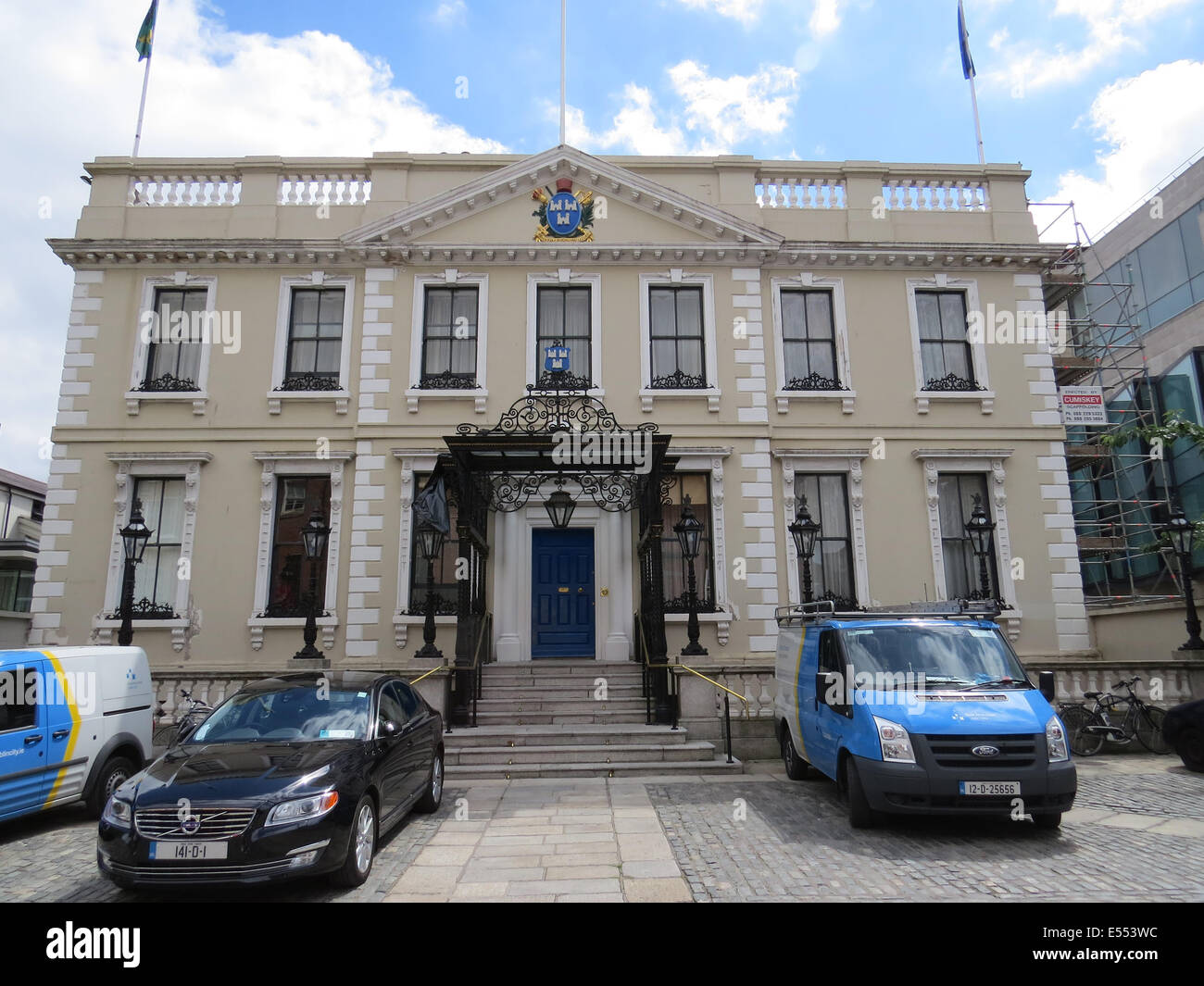 MANSION HOUSE, Dublin, Irland. Haus des Oberbürgermeisters. Foto Tony Gale Stockfoto