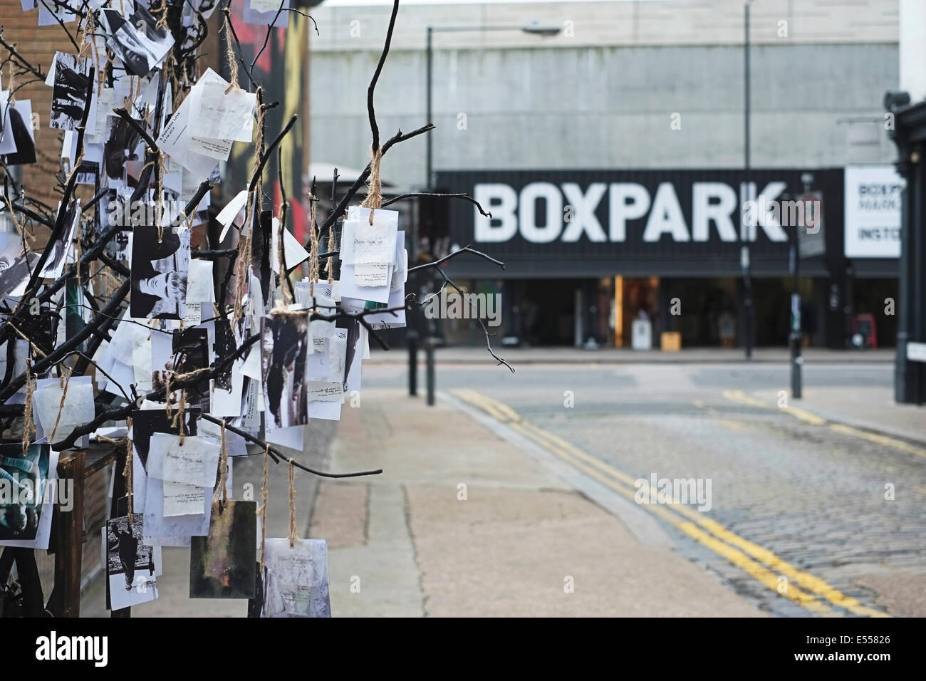 Street-Art in Shoreditch, East London, England, UK Stockfoto