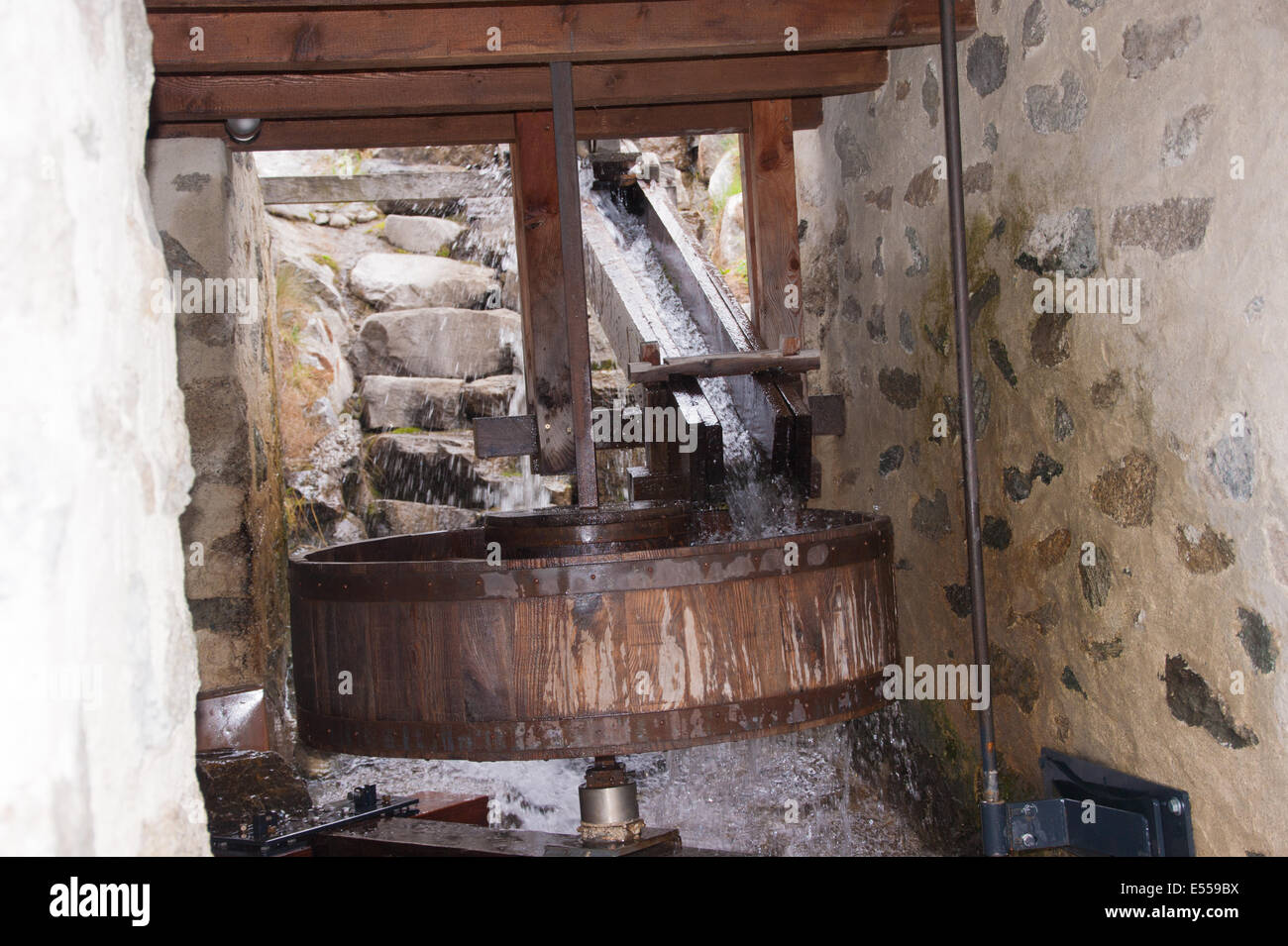 Mase, Wallis, Schweiz Stockfoto