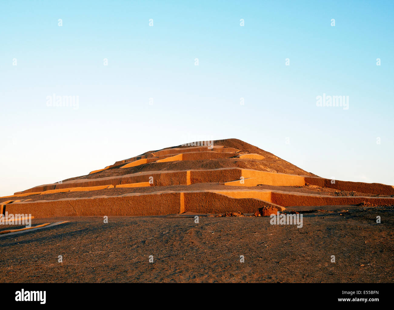 Cahuachi zeremonielle Zentrum der Nazca-Kultur - Nazca, Peru Stockfoto