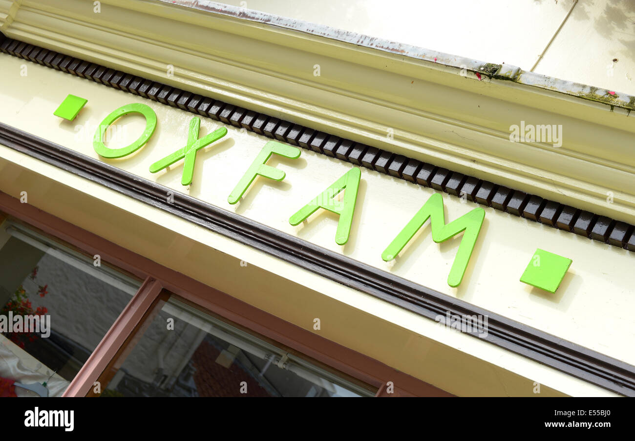 Oxfam-Charity-shop Stockfoto