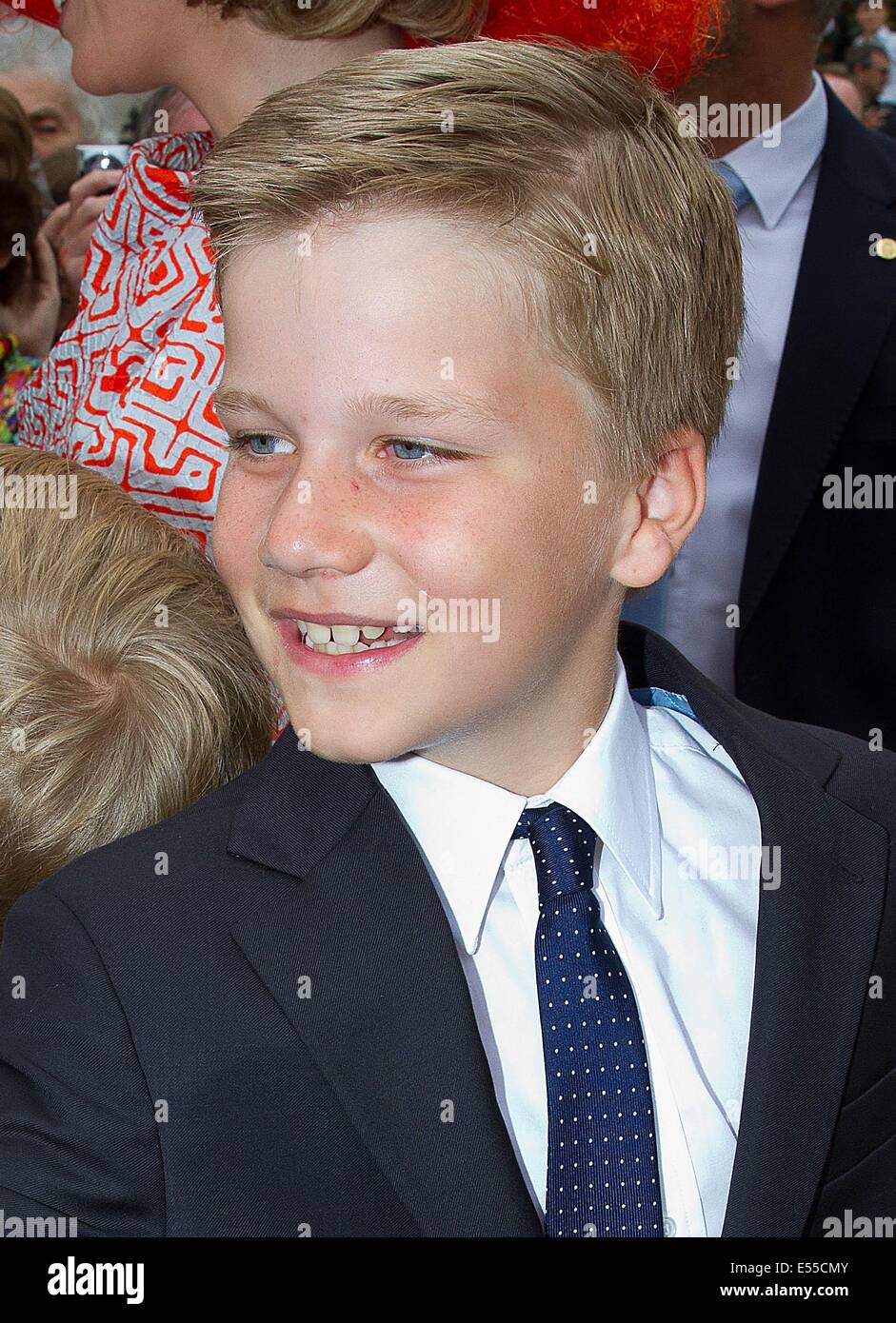 Brüssel, Belgien. 21. Juli 2014. Prinz Gabriel von Belgien anlässlich der Feierlichkeiten zum Nationalfeiertag in Brüssel (Belgien), 21. Juli 2014. Bildnachweis: Dpa picture Alliance/Alamy Live News Stockfoto