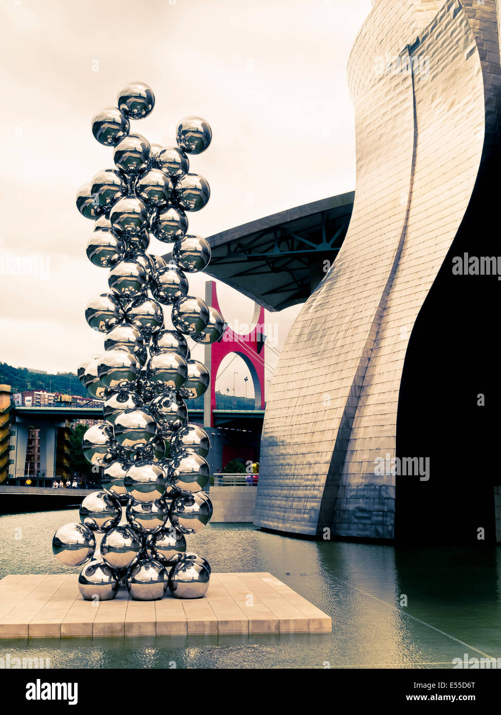 Guggenheim-Museum für Kunst.  Bilbao. Biskaya, Baskenland. Spanien. Europa. Stockfoto