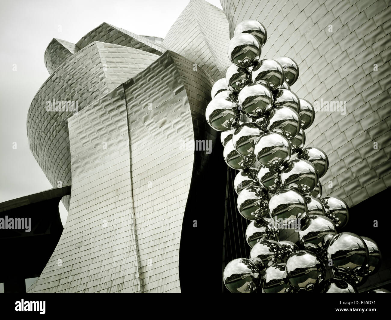 Guggenheim-Museum für Kunst.  Bilbao. Biskaya, Baskenland. Spanien. Europa. Stockfoto