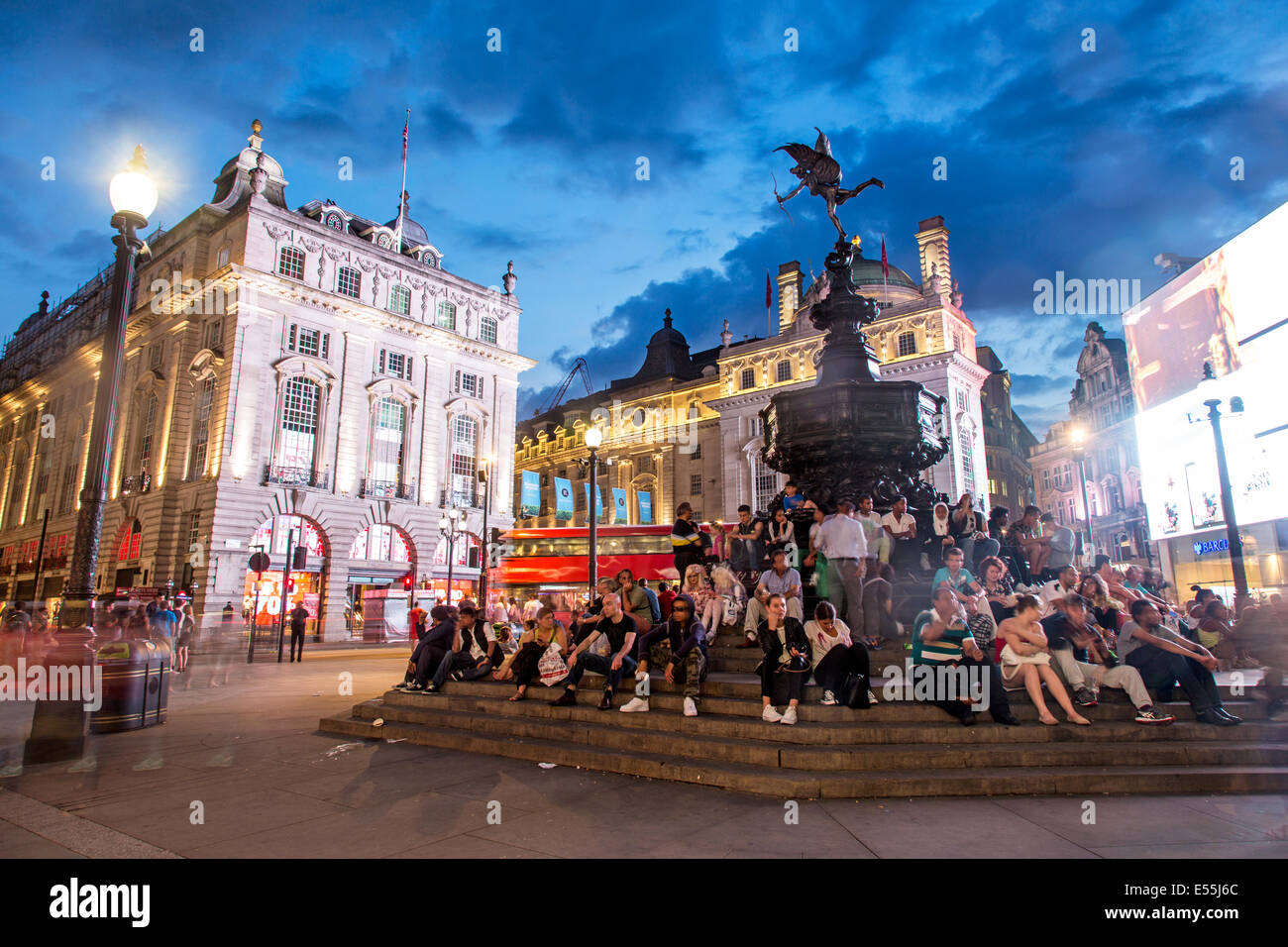 Piccadilly Circus-London-UK Stockfoto
