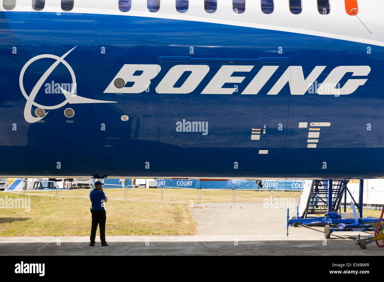 Boeing 787-9 AT FARNBOROUGH AIR SHOW 2014 Stockfoto