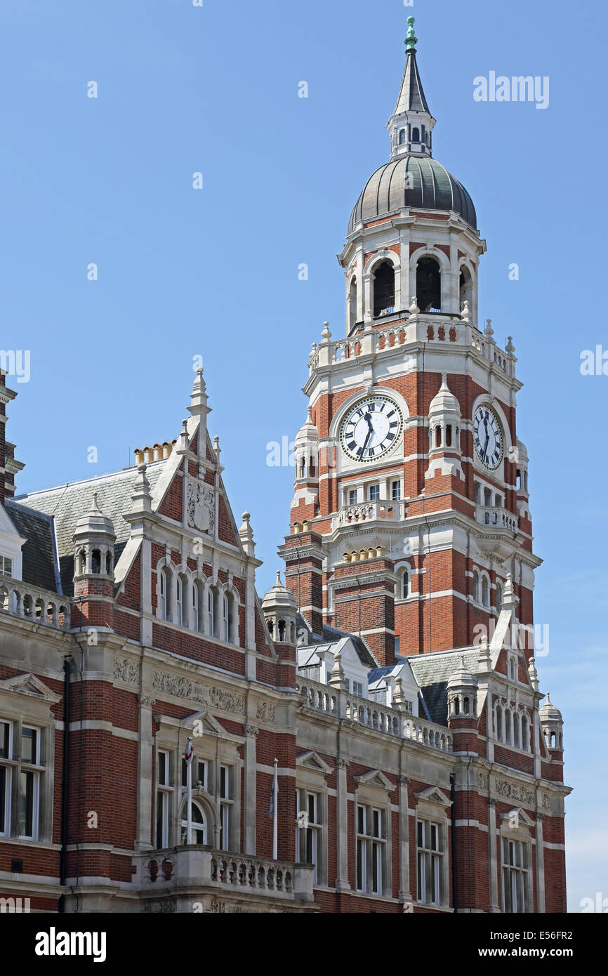 Croydon alte Rathaus an der Katherine Street. Aus dem Jahre 1865 und Grade 2 aufgeführt, das Gebäude jetzt beherbergt das Standesamt Stockfoto