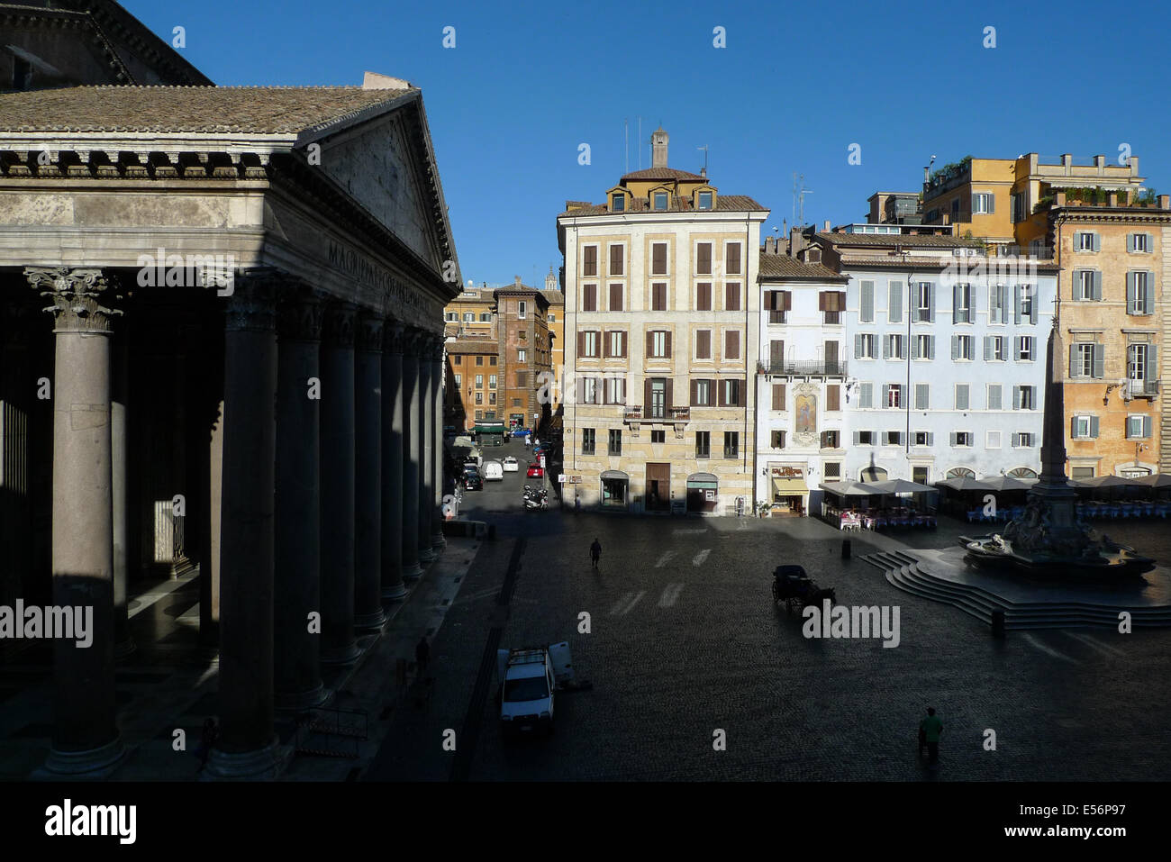 Das Pantheon, in Piazza della Rotonda, Rom, Latium, Italien. Stockfoto