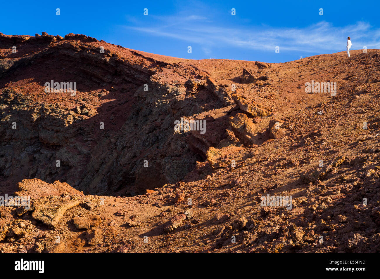 Montaña Mostaza (Senf Berg) (2100 m). Teide-Nationalpark. Teneriffa, Kanarische Inseln, Atlantik, Spanien, Europa. Stockfoto