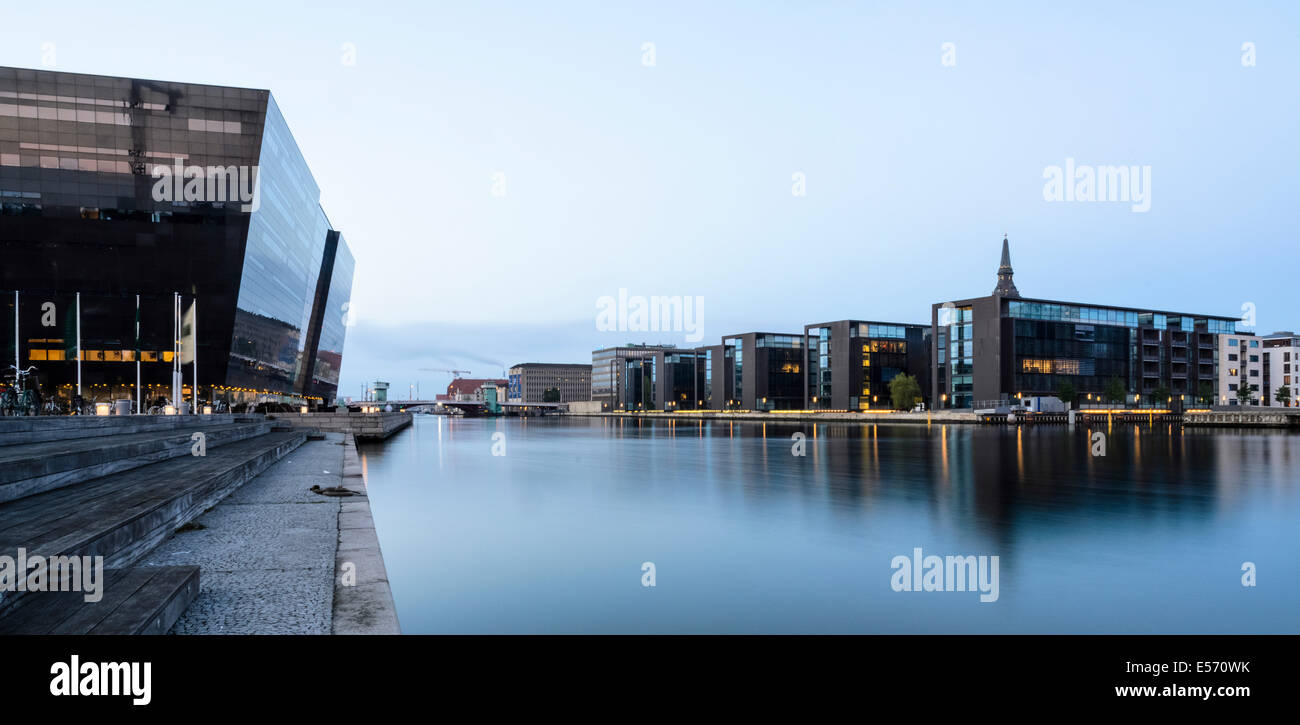 Black Diamond, Erweiterung der königlichen Bibliothek, Kopenhagen, Dänemark Stockfoto