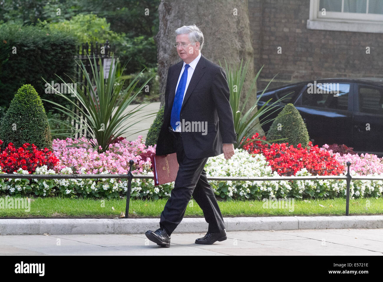 London, UK. 22. Juli 2014.Defence Sekretär Michael Fallon kommt in der Downing Street für die wöchentlichen Kabinettssitzung Credit: Amer Ghazzal/Alamy Live-Nachrichten Stockfoto