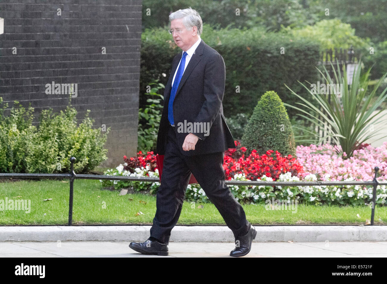 London, UK. 22. Juli 2014.Defence Sekretär Michael Fallon kommt in der Downing Street für die wöchentlichen Kabinettssitzung Credit: Amer Ghazzal/Alamy Live-Nachrichten Stockfoto