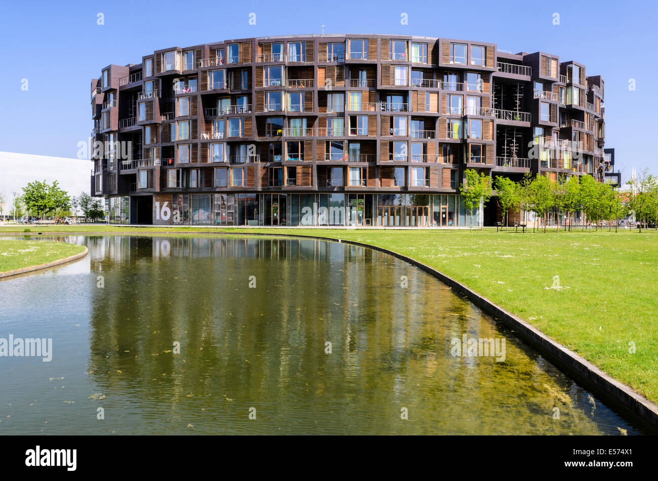 Student Residence Tietgenskollegiet, Amager, Kopenhagen, Dänemark Stockfoto