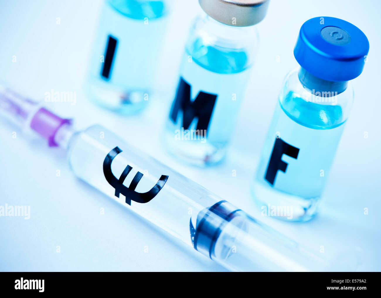 Euro-Krise Stockfoto