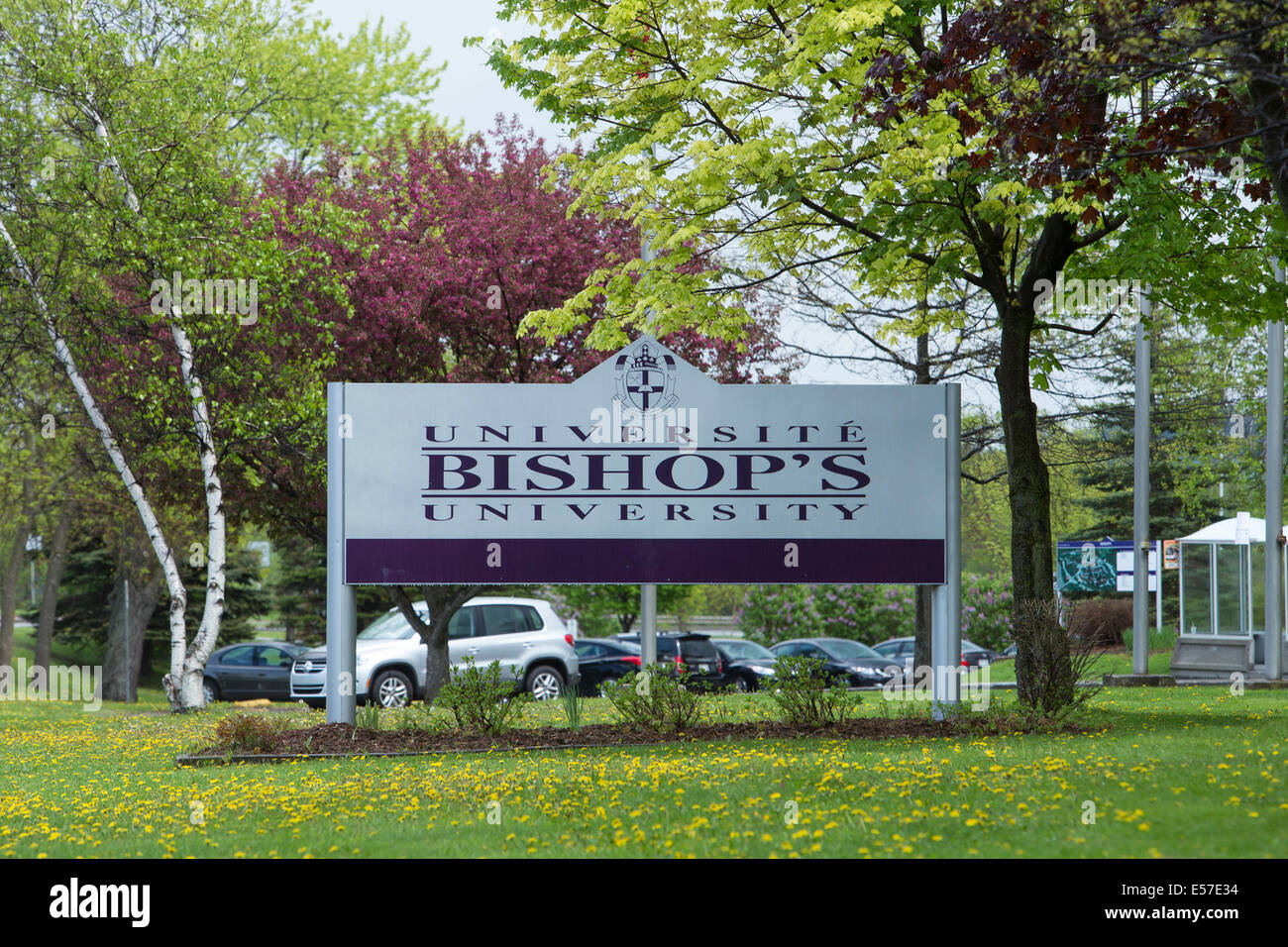 Universite Bishop Universität ist in Lennoxville (Sherbrooke), Quebec abgebildet. Stockfoto