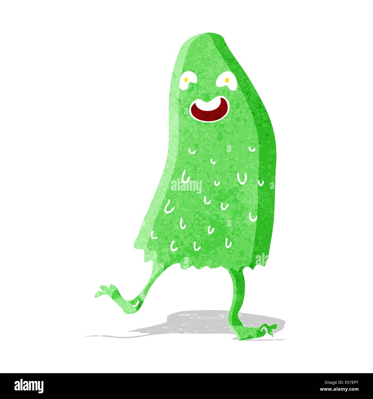 Karikatur lustige Schleim monster Alamy