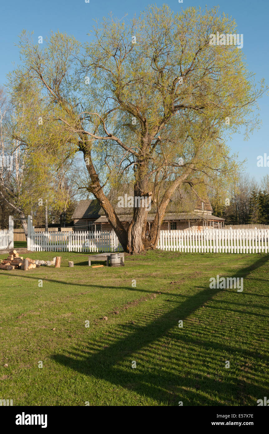 Elk203-3469v Kanada, British Columbia, Fort St. James National Historic Site, Murray House, 1884 Stockfoto