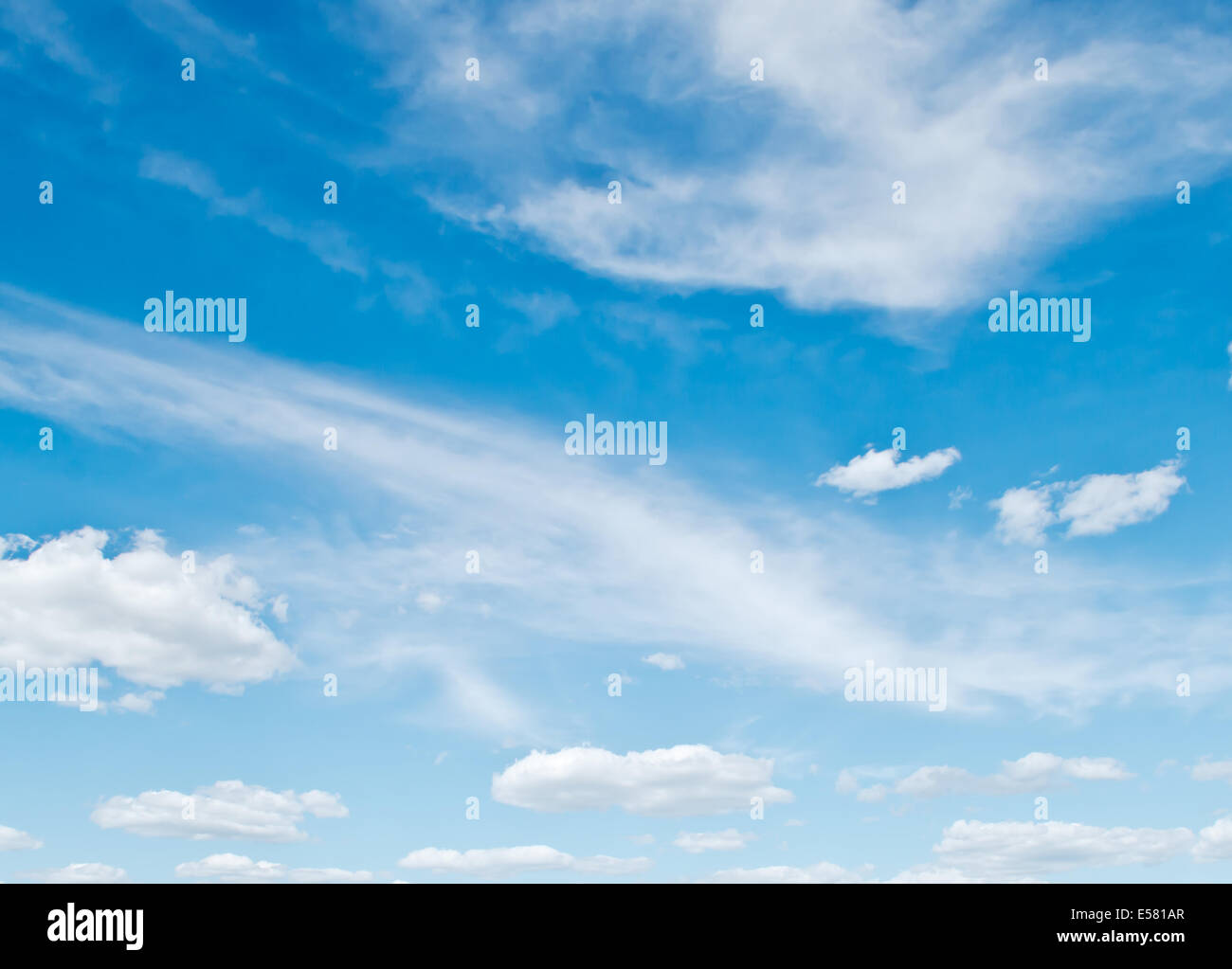 weichen blauen Himmel Stockfoto