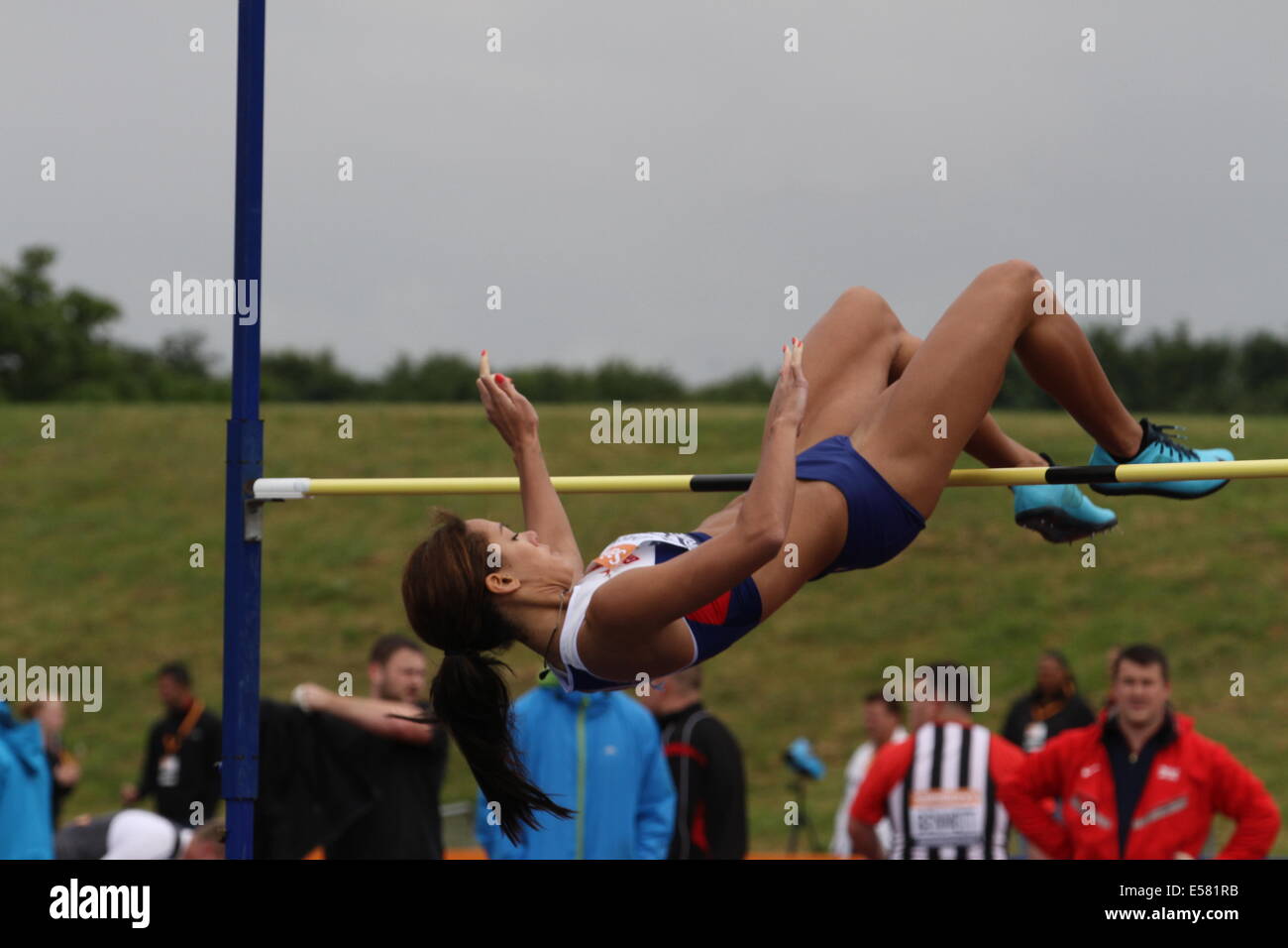 Katarina Johnson-Thompson Frauen Hochsprung Stockfoto
