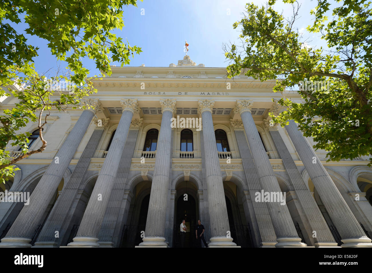 Bolsa de Madrid, Börse, Madrid, Spanien Stockfoto