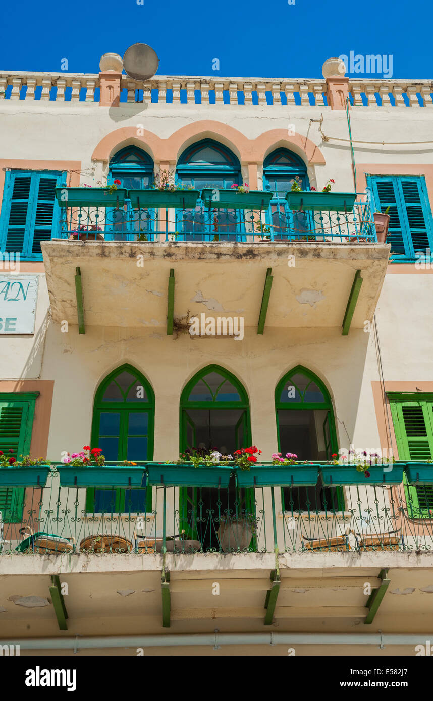 Al Mutran Gästehaus in der Altstadt, Nazareth, Israel. Stockfoto