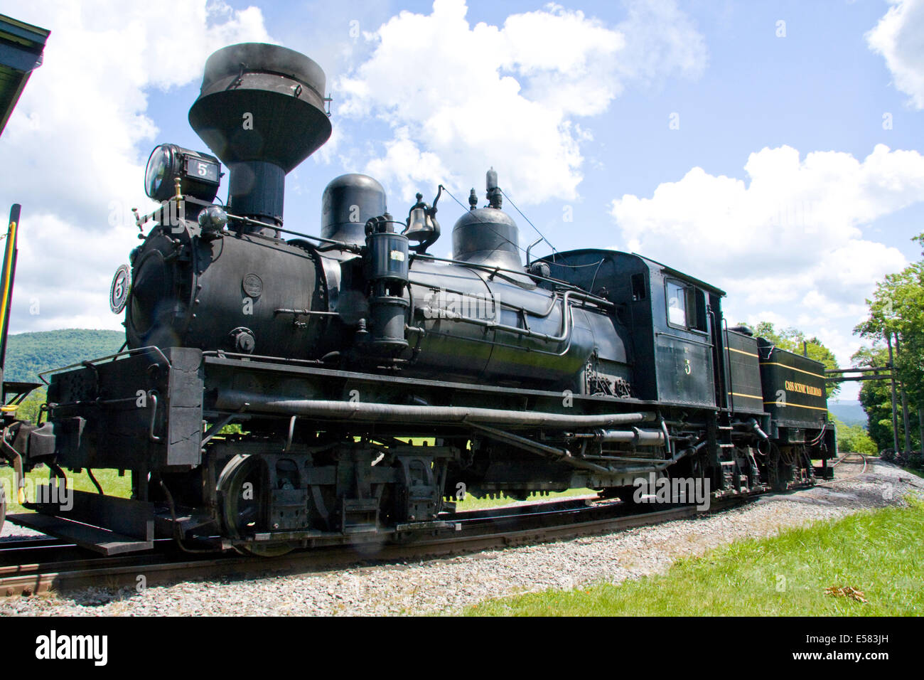 Cass Scenic Railroad State Park, West Virginia, USA Stockfoto