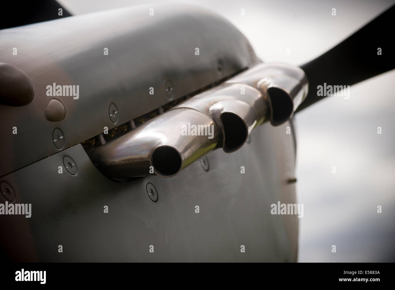 Mk1 Supermarine Spitfire P9374 fliegen wieder restauriert. Die Spitfire wurde über Calais 1940 abgeschossen Stockfoto