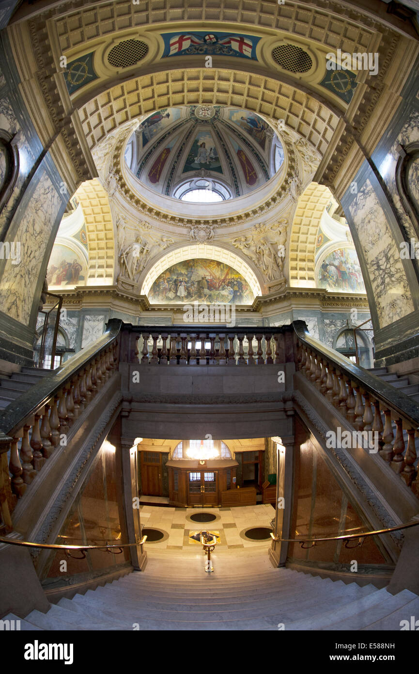 Bild zeigt Old Bailey zentrale Strafgerichten in London City Stockfoto