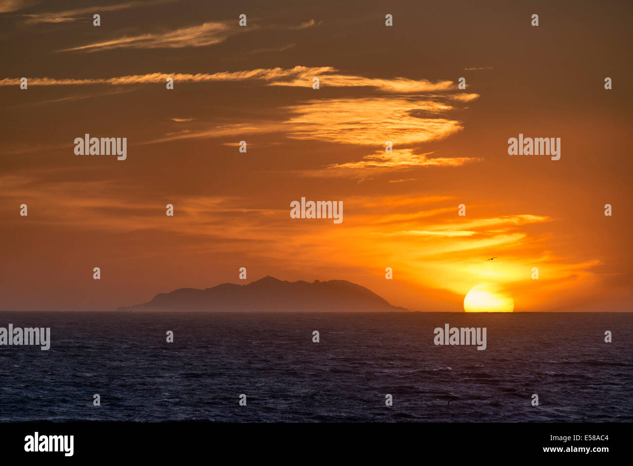 Ozean Sonnenaufgang, Côte d ' Azur Stockfoto
