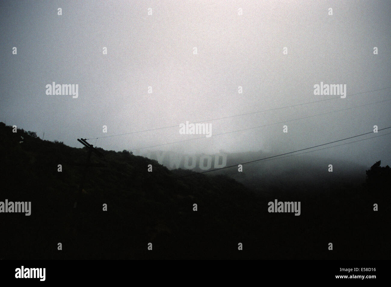 Hollywood Schriftzug 0115 Stockfoto