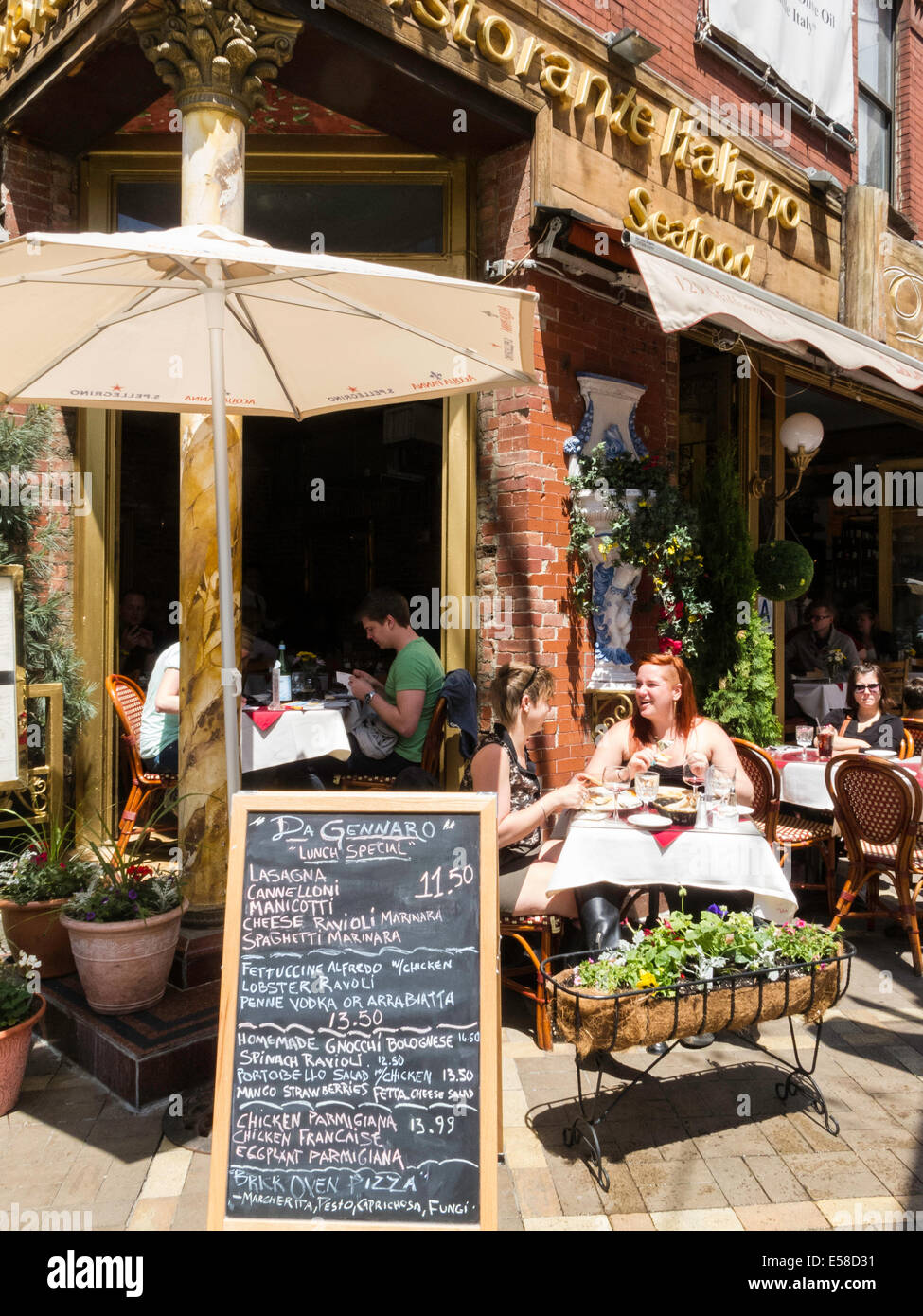 "Wenig Italien, Mulberry Street, NYC" Stockfoto