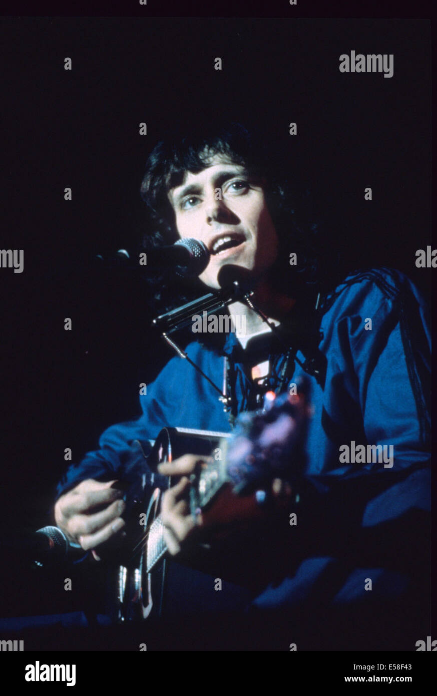 DONOVAN schottischer Musiker um 1970. Stockfoto